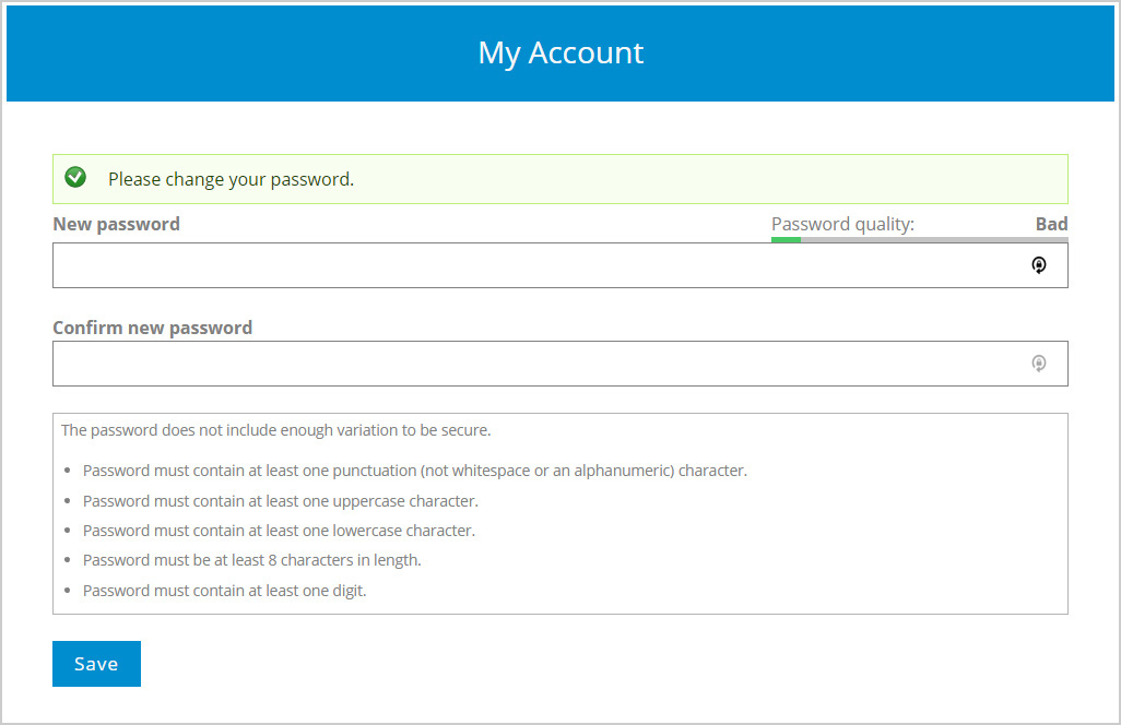 Request New Password - Signed Out - Step 7