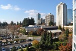 Chancellor Modern 7th Floor Unfurnished 2 Bedroom Apartment For Rent in Metrotown. 707 - 4880 Bennett Street, Burnaby, BC, Canada.