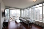 Modern 21st Floor 2 Bedroom Apartment Rental With City Views at The Beasley in Yaletown. 2107 - 888 Homer Street, Vancouver, BC, Canada.