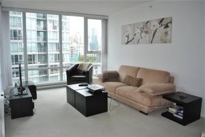 Azura in Yaletown Furnished 1 Bed 1 Bath Apartment For Rent at 1105-1438 Richards St Vancouver. 1105 - 1438 Richards Street, Vancouver, BC, Canada.