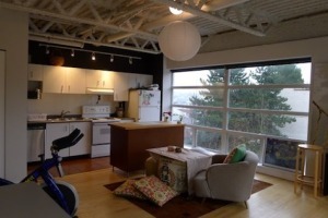 Main Space in Mount Pleasant East Unfurnished 1 Bed 1 Bath Loft For Rent at 431-350 East 2nd Ave Vancouver. 431 - 350 East 2nd Avenue, Vancouver, BC, Canada.