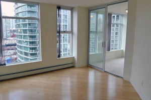 Landmark 33 in Yaletown Unfurnished 1 Bed 1 Bath Apartment For Rent at 1801-1009 Expo Blvd Vancouver. 1801 - 1009 Expo Boulevard, Vancouver, BC, Canada.