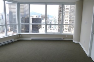 Capitol Residences in Downtown Unfurnished 1 Bed 1 Bath Apartment For Rent at 2811-833 Seymour St Vancouver. 2811 - 833 Seymour Street, Vancouver, BC, Canada.