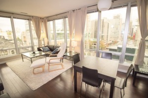 Electra in Downtown Furnished 1 Bed 1 Bath Apartment For Rent at 408-989 Nelson St Vancouver. 408 - 989 Nelson Street, Vancouver, BC, Canada.