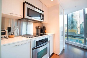 Elan in Downtown Furnished 2 Bed 2 Bath Apartment For Rent at 1701-1255 Seymour St Vancouver. 1701 - 1255 Seymour Street, Vancouver, BC, Canada.
