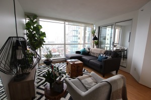 Park Plaza in Yaletown Furnished 1 Bed 1 Bath Apartment For Rent at 1207-1188 Richards St Vancouver. 1207 - 1188 Richards Street, Vancouver, BC, Canada.