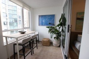 Park Plaza in Yaletown Furnished 1 Bed 1 Bath Apartment For Rent at 1207-1188 Richards St Vancouver. 1207 - 1188 Richards Street, Vancouver, BC, Canada.