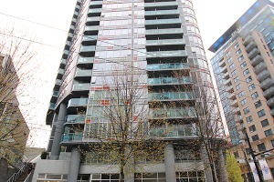 TV Towers in Downtown Unfurnished 1 Bed 1 Bath Apartment For Rent at 805-233 Robson St Vancouver. 805 - 233 Robson Street, Vancouver, BC, Canada.