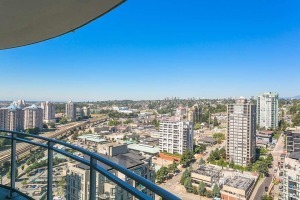 Azure in Downtown New West Unfurnished 1 Bed 1 Bath Apartment For Rent at 2707-898 Carnarvon St New Westminster. 2707 - 898 Carnarvon Street, New Westminster, BC, Canada.