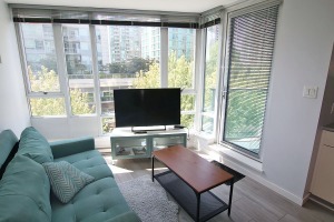 TV Towers in Yaletown Furnished 1 Bed 1 Bath Apartment For Rent at 609-233 Robson St Vancouver. 609 - 233 Robson Street, Vancouver, BC, Canada.