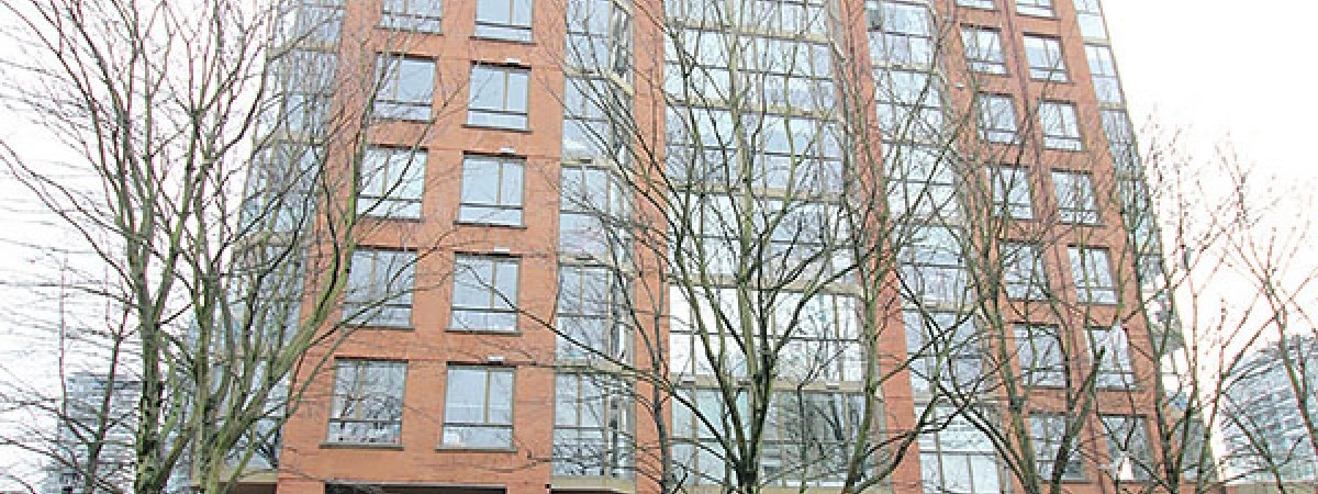 Pacific Promenade 2 Bedroom Unfurnished Apartment For Rent in Yaletown. 1201 - 888 Pacific Street, Vancouver, BC, Canada.