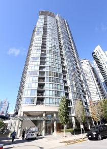 18th Floor Unfurnished 1 Bedroom & Den Apartment For Rent at Azura in Yaletown. 1801 - 1495 Richards Street, Vancouver, BC, Canada.
