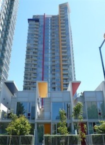 Unfurnished Apartment For Rent in Downtown Vancouver at Spectrum. 3102 - 111 West Georgia Street, Vancouver, BC, Canada.