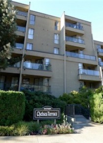Chelsea Terrace 2 Bedroom Apartment For Rent in Vancouver's West End. 508 - 1040 Pacific Street, Vancouver, BC, Canada.