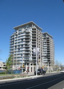 Acqua 1 Bedroom Unfurnished Apartment For Rent in Brighouse, Richmond. 1506 - 5811 No 3 Road, Richmond, BC, Canada.