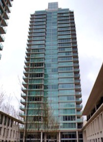 Affinity Unfurnished 1 Bedroom Apartment For Rent in Brentwood Burnaby. 1605 - 2232 Douglas Road, Burnaby, BC, Canada.
