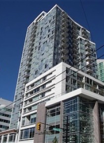 Raffles on Robson 2 Bedroom Unfurnished Apartment For Rent in Downtown Vancouver. 1102 - 821 Cambie Street, Vancouver, BC, Canada.