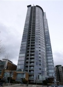 Quaywest 1 Bedroom Unfurnished Apartment Rental in Yaletown Vancouver. 1102 - 1033 Marinaside Crescent, Vancouver, BC, Canada.