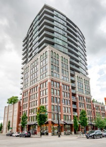 Interurban 2 Bedroom Apartment Rental at New Westminster Quay. 1809 - 14 Begbie Street, New Westminster, BC, Canada.