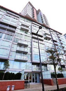 Central 1 Bedroom Unfurnished Luxury Apartment Rental in East Vancouver. 1016 - 1618 Quebec Street, Vancouver, BC, Canada.