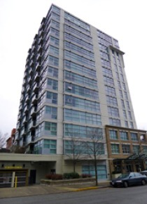 The Sussex 1 Bedroom Unfurnished Apartment Rental in Southeast False Creek. 1006 - 189 National Avenue, Vancouver, BC, Canada.