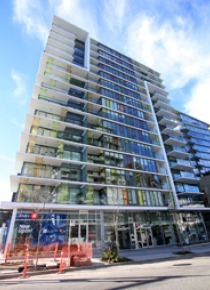 The Residences at West 1 Bedroom Apartment Rental in South False Creek. 224 - 1783 Manitoba Street, Vancouver, BC, Canada.