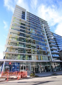 1 Bedroom Apartment Rental at the Olympic Village at Residences at West. 624 - 1783 Manitoba Street, Vancouver, BC, Canada.