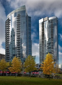 Furnished Luxury 2 Bedroom Apartment For Rent at Carina in Coal Harbour. 2202 - 1233 West Cordova Street, Vancouver, BC, Canada.