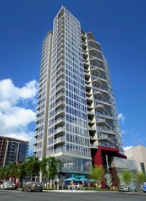 1 Bedroom Unfurnished Apartment Rental at Opsal in Southeast False Creek. 1607 - 1775 Quebec Street, Vancouver, BC, Canada.