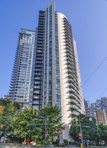 Water & City View 15th Floor 1 Bedroom Unfurnished Apartment For Rent at The 501 in Yaletown. 1502 - 501 Pacific Street, Vancouver, BC, Canada.