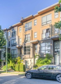 Modern Unfurnished 2 Bedroom Townhouse For Rent With 2 Patios at Brix in East Vancouver. 3796 Commercial Street, Vancouver, BC, Canada.