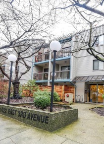 La Contessa 1 Bedroom Unfurnished Apartment Rental in Grandview, East Vancouver. 209 - 1422 East 3rd Avenue, Vancouver, BC, Canada.