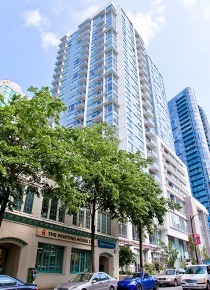 Raffles On Robson Apartment For Rent 1007-821 Cambie St Vancouver