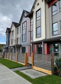 Modern 2 Year Old 3 Level 3 Bedroom Townhouse Rental at The Post in Ladner, Delta. The Post 3 - 4771 54A Street, Ladner, BC, Canada.