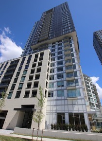 Modern 9th Floor 1 Bed + Flex & Solarium Apartment Rental at Wall Centre Central Park in Collingwood. 916 - 5470 Orimdale Street, Vancouver, BC, Canada.