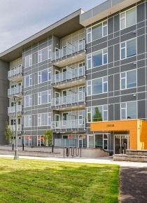 Brand New 2nd Floor 1 Bedroom Apartment Rental at Maverick in Whalley, Surrey. 216 - 10838 Whalley Boulevard, Surrey, BC, Canada.