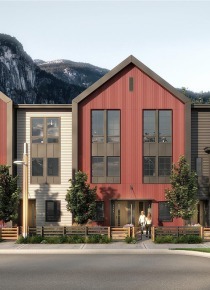 Brand New 3 Level 3 Bedroom & Den Townhouse Rental at SEAandSKY in Downtown Squamish. 37985 Helm Way, Squamish, BC, Canada.
