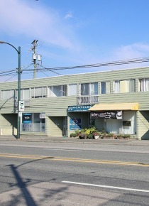 4510 Victoria in East Vancouver / Mixed Use Residential / Commercial Building. 4510 Victoria Drive, Vancouver, BC, Canada.