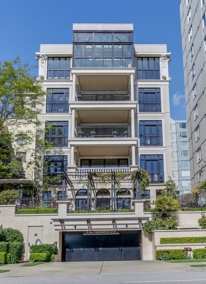 Cinque Terre in West End Unfurnished 3 Bed 2.5 Bath Sub Penthouse For Rent at 4-1483 Beach Ave Vancouver. 4 - 1483 Beach Avenue, Vancouver, BC, Canada.