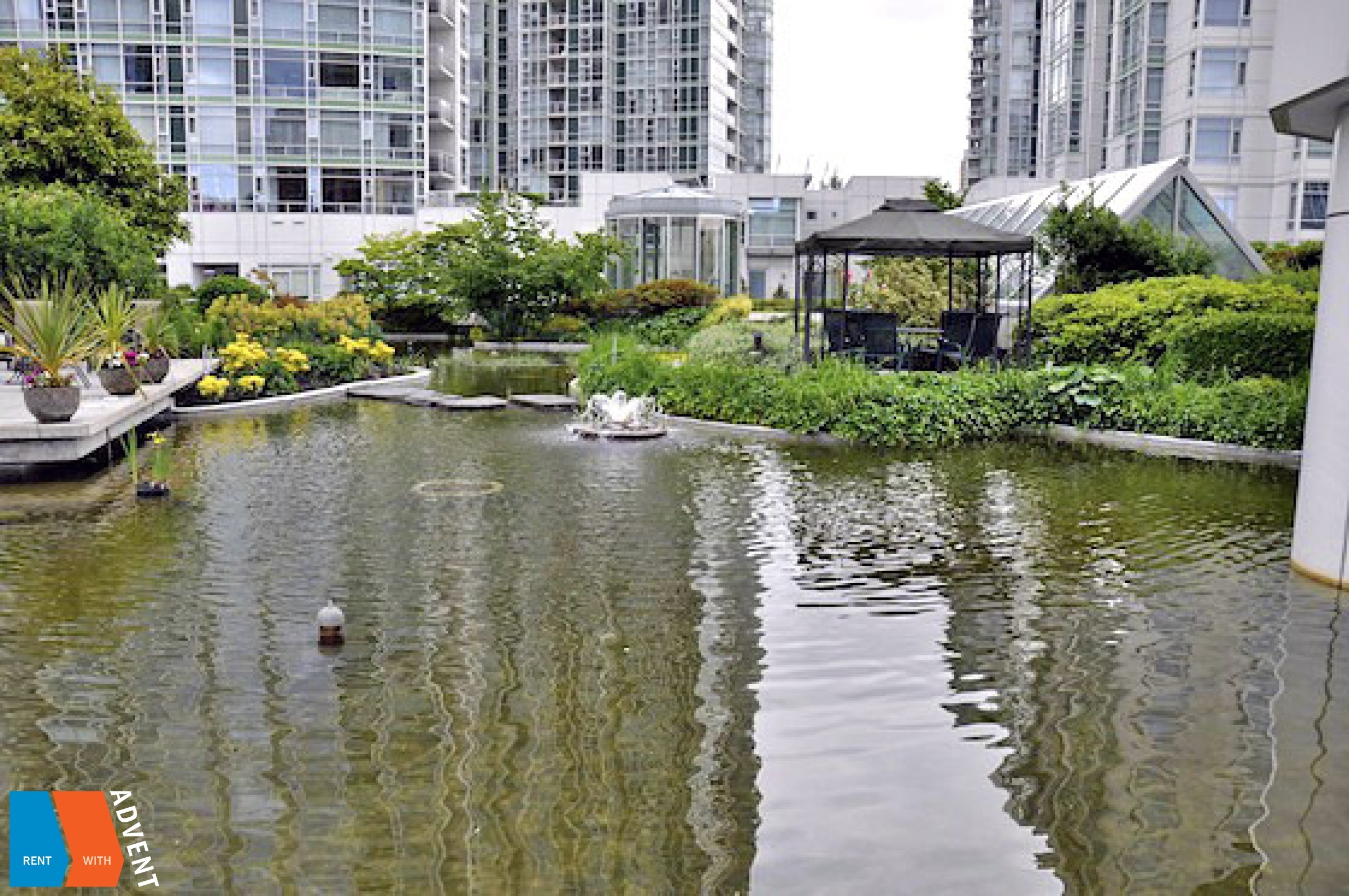 Aquarius lll Luxury 2 Bedroom Unfurnished Apartment For Rent in Yaletown. 1006 - 189 Davie Street, Vancouver, BC, Canada.