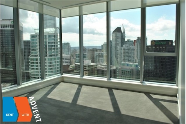 Three Harbour Green 3 Bedroom Luxury Sub Penthouse Rental in Coal Harbour. 3001 - 277 Thurlow Street, Vancouver, BC, Canada.