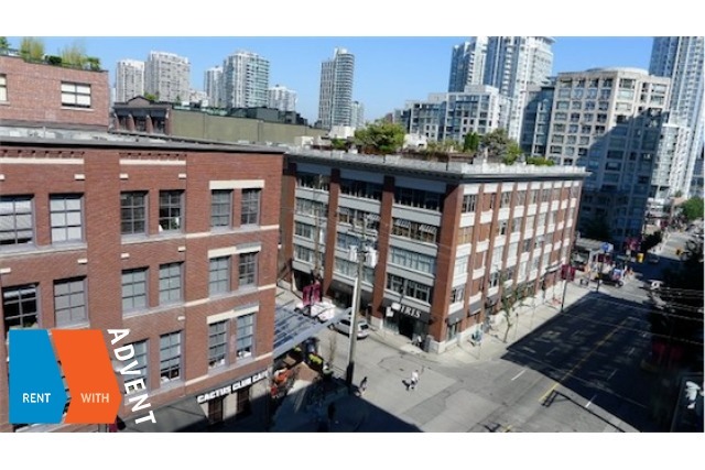 Murchies Building in Yaletown Unfurnished 1 Bed 1 Bath Apartment For Rent at 405-1216 Homer St Vancouver. 405 - 1216 Homer Street, Vancouver, BC, Canada.
