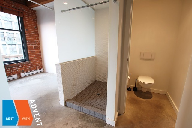 Koret Lofts in Gastown Unfurnished 1 Bed 1 Bath Loft For Rent at 320-55 East Cordova St Vancouver. 320 - 55 East Cordova Street, Vancouver, BC, Canada.
