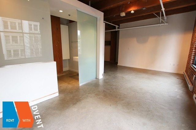 Koret Lofts in Gastown Unfurnished 1 Bed 1 Bath Loft For Rent at 320-55 East Cordova St Vancouver. 320 - 55 East Cordova Street, Vancouver, BC, Canada.