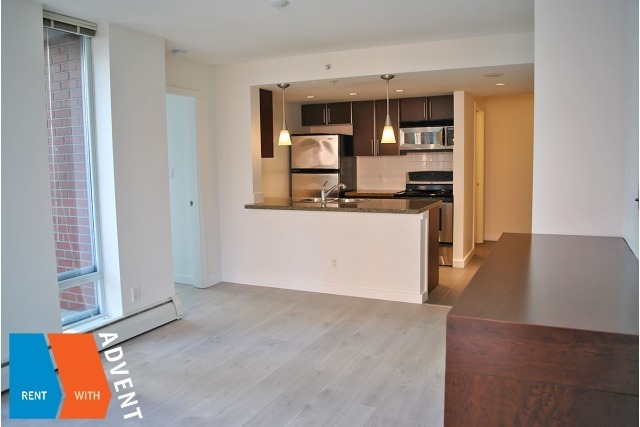 Modern 5th Floor 1 Bedroom & Den Apartment For Rent at Firenze in Downtown Vancouver. 508 - 688 Abbott Street, Vancouver, BC, Canada.