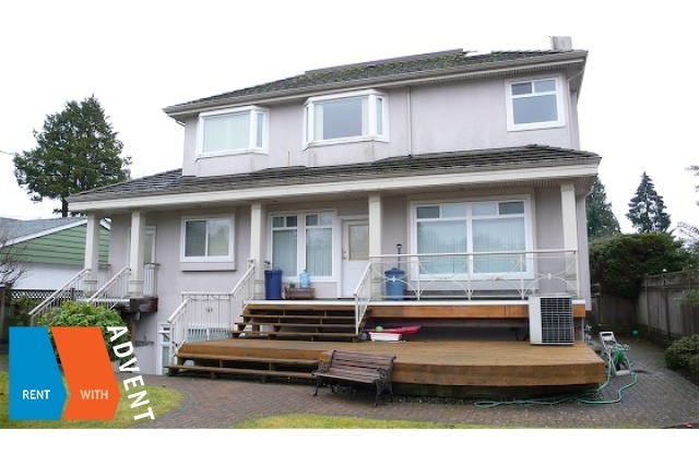 South Cambie Luxury Unfurnished 7 Bedroom House Rental in Westside Vancouver. 4978 Ash Street, Vancouver, BC, Canada.