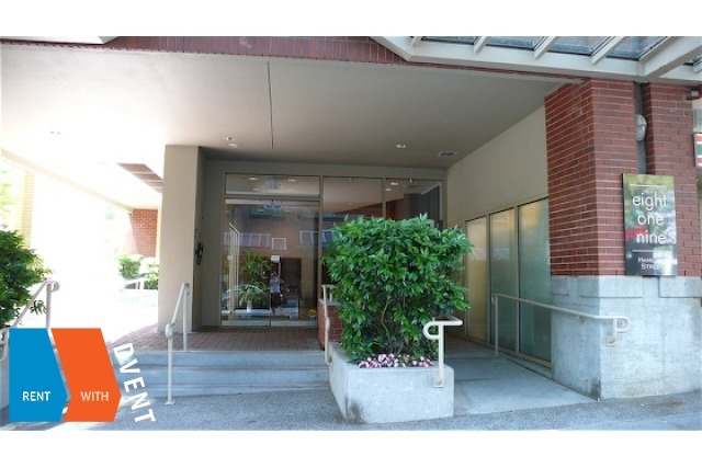Eight One Nine in Downtown Unfurnished 1 Bed 1 Bath Apartment For Rent at 1311-819 Hamilton St Vancouver. 1311 - 819 Hamilton Street, Vancouver, BC, Canada.