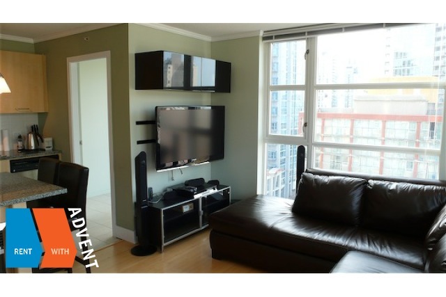 Brava in Downtown Furnished 1 Bed 1 Bath Apartment For Rent at 1208-1199 Seymour St Vancouver. 1208 - 1199 Seymour Street, Vancouver, BC, Canada.