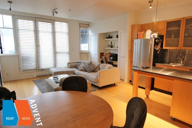 The Crandall Building in Yaletown Unfurnished 1 Bed 1.5 Bath Loft For Rent at 505-1072 Hamilton St Vancouver. 505 - 1072 Hamilton Street, Vancouver, BC, Canada.