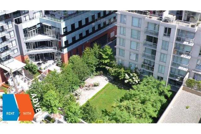 Modern 16th Floor Unfurnished 2 Bedroom & Solarium Apartment Rental in Yaletown at Donovan. 1606 - 1055 Richards Street, Vancouver, BC, Canada.